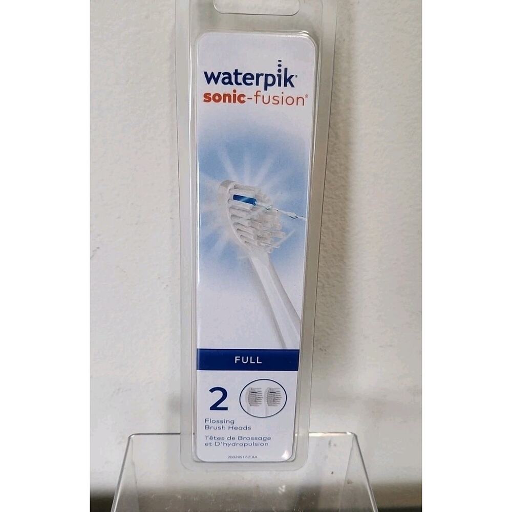 Waterpik SFFB-2EW Sonic-Fusion Full Size Replacement Brush Heads